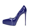 Le Silla Scarpe con Tacco Blu da donna
