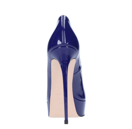 Le Silla Scarpe con Tacco Blu da donna