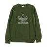 Adidas Felpa Girocollo Uomo Outline Line Crew Night Cargo da uomo