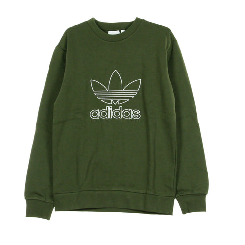 Adidas Felpa Girocollo Uomo Outline Line Crew Night Cargo da uomo