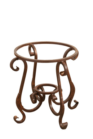 Biscottini Biscottini Base Tavolo Ferro Battuto Artigianale D62xH59 Robusta Piani Pesanti