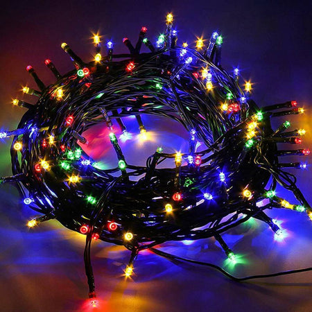 Catena Luminosa 300 LED Mini Lucciole Multicolore 8Funzioni Interno Esterno