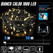 Catena Luminosa 1000 LED Mini Lucciole Bianco Caldo 8 Funzioni Interno Esterno