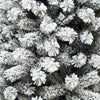 Albero Di Natale Innevato 240cm 1413 Rami Realistico Super Folto base 124cm