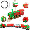 Trenino di Babbo Natale con Supporto per Centro Albero Luci e Suoni 89cm