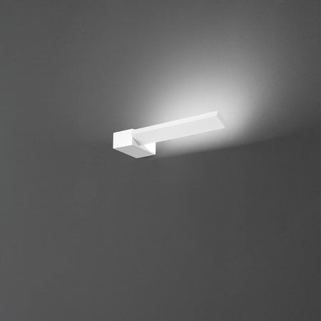 Applique Contemporanea Elle Alluminio Bianco Led Integrato 14W