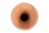 Biscottini Vaso Conca giara in terracotta toscana 100% Made in Italy interamente Lavorata a Mano L38xPR38xH80 cm