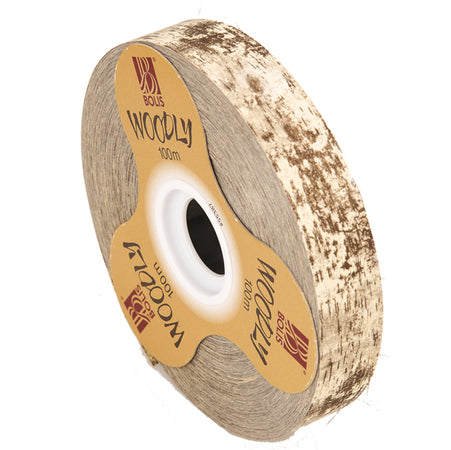 Rotolo Nastro Woodly Corteggia 24Mmx100Mt Avorio Bolis