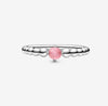 Pandora Anello petalo rosa decorato con sfere