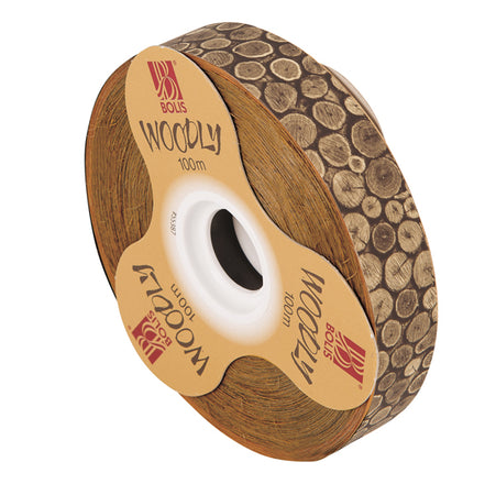Rotolo Nastro Woodly Tronchi 24Mmx100Mt Bolis