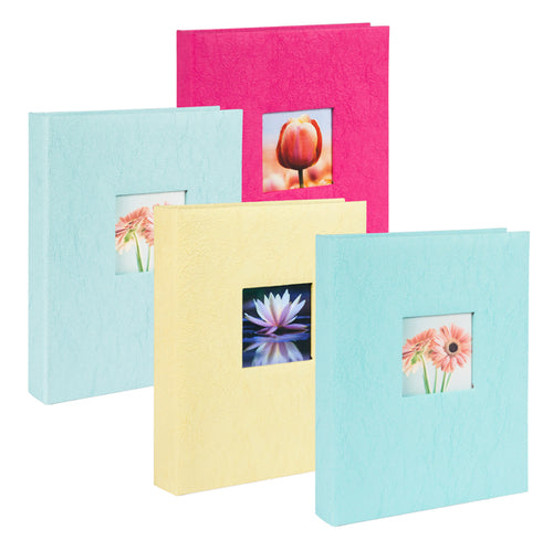 Album Foto 24X31Cm 30Fg Cart. C/Velina Cop.Personalizzabile Colori Ass. Lebez