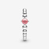 Pandora Anello petalo rosa decorato con sfere