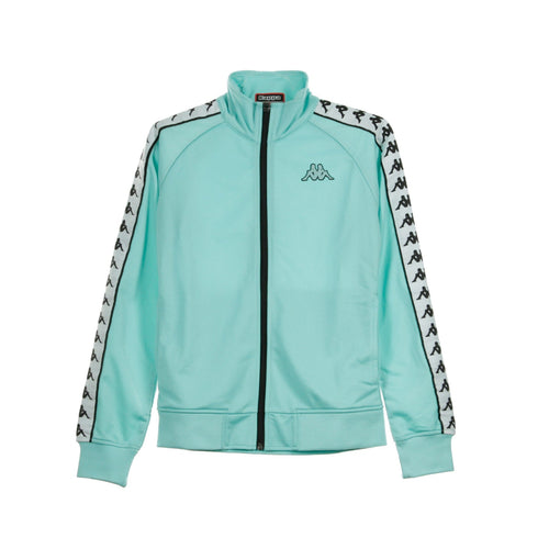KAPPA Giacca Tuta Donna Banda Wanniston Slim Turquoise/white/black da donna