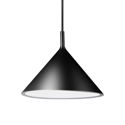 Sospensione nero Gea Luce BARBIE SP E27 LED alluminio lampada soffitto moderna