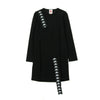 KAPPA Vestito Donna Banda Aokoro Black/white da donna