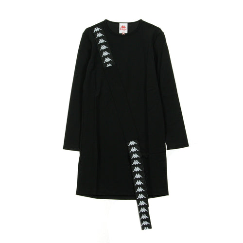 KAPPA Vestito Donna Banda Aokoro Black/white da donna
