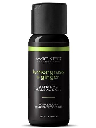 Wicked - Olio Massaggio Sensuale 120ml Citronella Zenzero