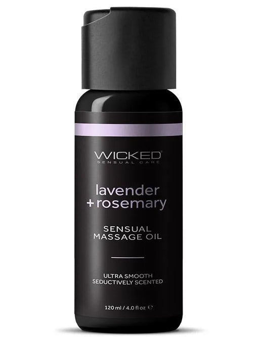 Wicked - Olio Massaggio Sensuale 120ml Lavanda Rosmarino