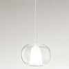 Vetro Borosilicato Contemporaneo Rain Trasparente D22,5 Senza Rosone
