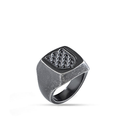 Anello MORELLATO uomo Nobile acciaio vintage