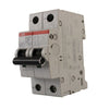 Interruttore magnetotermico 2 poli 2 moduli 10kA curva C 10A ABB