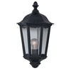 Applique Rustico-Country Alex Alluminio Nero Vetro 1 Luce E27