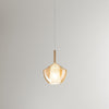 Vetro Borosilicato Contemporaneo Rain Ambra Trasparente D20 Senza Rosone
