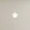 Vetro Borosilicato Contemporaneo Rain Trasparente D20 Senza Rosone
