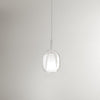 Vetro Borosilicato Contemporaneo Rain Trasparente D17,5 Senza Rosone