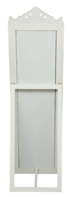 Biscottini Specchiera da terra finitura bianco anticato CON GRECA L40xPR4xH140 struttura