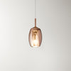 Vetro Borosilicato Contemporaneo Rain Rame Specchiato D17 Senza Rosone