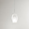 Vetro Borosilicato Contemporaneo Rain Trasparente D17 Senza Rosone