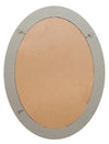 Biscottini Specchiera da appendere verticale/orizzontale L64xPR4xH84 cm finitura grigio anticato.