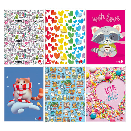 Maxiquaderno A4 40Fg+2 80Gr 1Rigo Bambina Bm