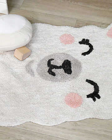 Tappeto Lavabile Smile Like a Llama - Cotone (82x120 cm) Lorena Canals