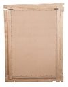 Biscottini Specchio da parete in legno massello L90xPR3,5xH120 cm. effetto antico dipinto