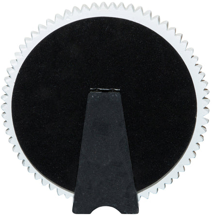 Biscottini Specchiera da appoggio diam.L21xPR3 cm finitura bianco anticato. Realizzata
