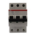 Interruttore magnetotermico 3 poli 3 moduli 6kA curva B 25A ABB