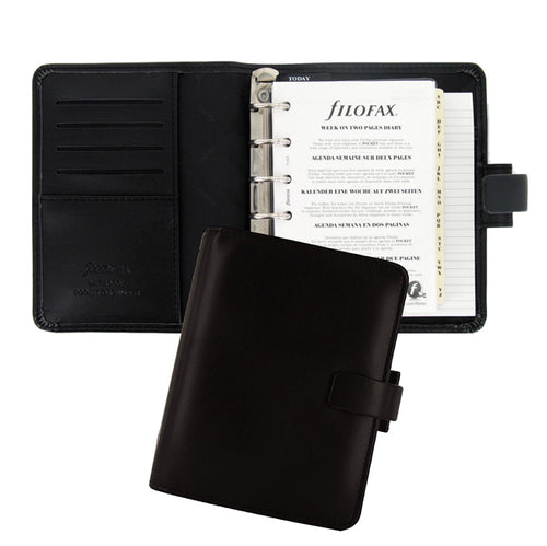 Organiser Metropol Pocket F.To 146X115X35Mm Nero Similpelle Filofax
