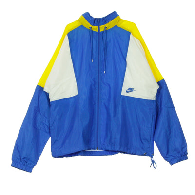 Nike Giacca a Vento Uomo Re-issue Jkt Wvn Signal Blue/amarillo/sail/signal Blue da uomo