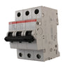 Interruttore magnetotermico 3 poli 3 moduli 6kA curva C 63A ABB