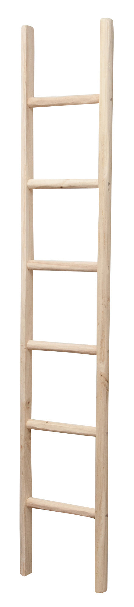 Biscottini Scala Legno Grezza Biscottini Arredo Decorativo 36x5x200 Stile Rustico Italia