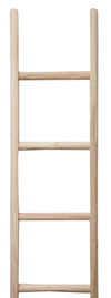 Biscottini Scala in legno grezza L36XPR5,5XH200 cm. Made in Italy