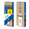 Set 6 Refill Frixionball 0.7Mm 3 Blu,1 Nero, 1 Rosso, 1 Verde Pilot