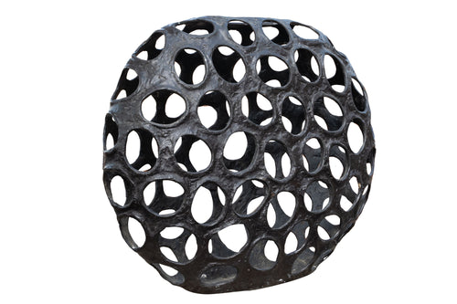 Biscottini Biscottini Vaso Bronzo Fusione Decorato Esterno Robusto Stabile Giardino