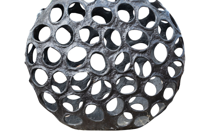 Biscottini Biscottini Vaso Bronzo Fusione Decorato Esterno Robusto Stabile Giardino