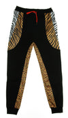 DOLLY NOIRE Pantalone Tuta Felpato Uomo Safari Black da uomo