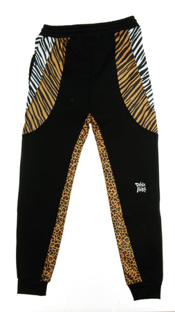 DOLLY NOIRE Pantalone Tuta Felpato Uomo Safari Black da uomo