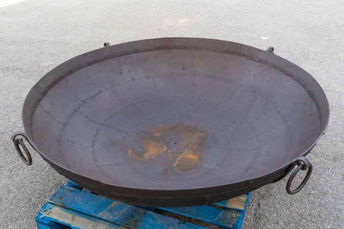 Biscottini Biscottini Contenitore Crogiolo Vintage Ferro Battuto 178x178x45 Giardino