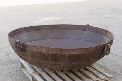 Biscottini VECCHIO CONTENITORE IN FERRO BATTUTO /crogiolo Dimensioni: lunghezza Offerta